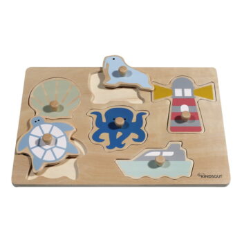 Drevené vkladacie puzzle (počet dielikov 6) Ocean – Kindsgut – Obrázok 6