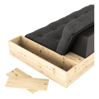 Žltá menčestrová rozkladacia pohovka 244 cm Base – Karup Design – Obrázok 7