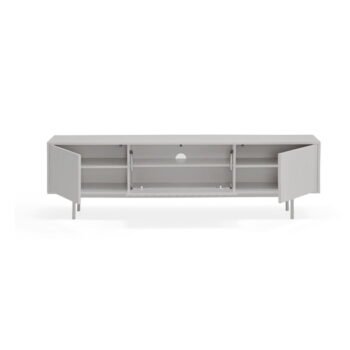 Sivý TV stolík 180x52 cm Sierra – Teulat - Image 3