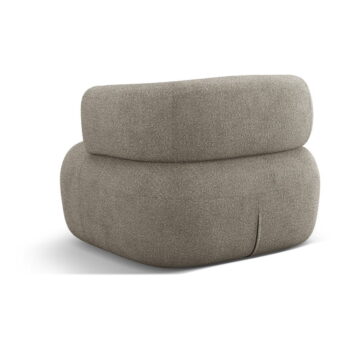 Svetlosivé kreslo z textílie bouclé Jenny – Micadoni Home - Image 4