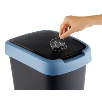 Odpadkový kôš z recyklovaného plastu 50 l Twist - Rotho - Image 4