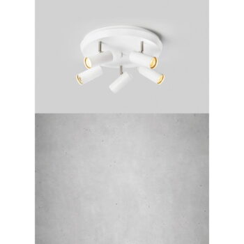 Biele stropné svietidlo Markslöjd Torino Ceiling White 5L - Image 2