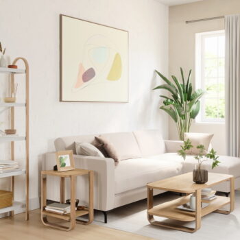 Odkladací stolík z eukalyptového dreva 38x42 cm Bellwood - Umbra – Obrázok 9