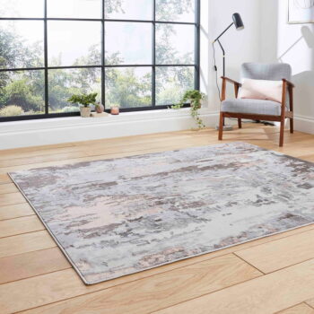 Ružovo-svetlosivý koberec 200x290 cm Apollo – Think Rugs - Image 5