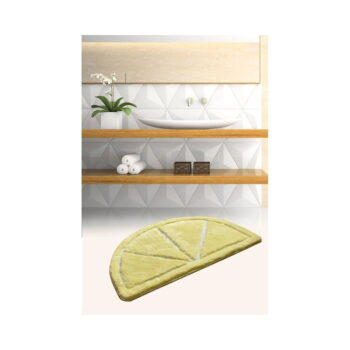 Žltá kúpeľňová predložka 100x60 cm Limon – Foutastic - Image 8