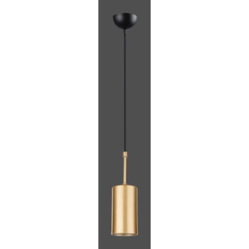 Závesné svietidlo v zlatej farbe Squid Lighting Geo, výška 124 cm - Image 2