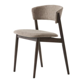 Hnedá/béžová jedálenská stolička Revere – Unique Furniture – Obrázok 2