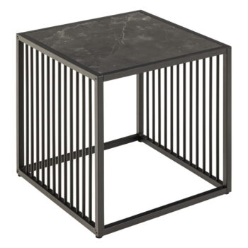 Odkladací stolík v dekore kameňa 40x40 cm Strington – Actona - Image 3