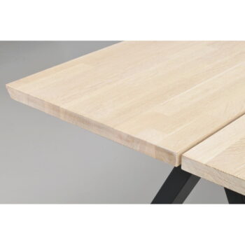 Rozkladací jedálenský stôl s doskou z dubového dreva 220x100 cm Carradale - Rowico - Image 11