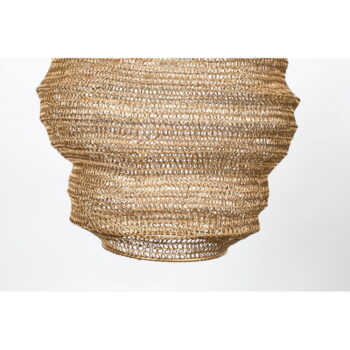 Závesné svietidlo v zlatej farbe White Label Lena, ø 48 cm - Image 2