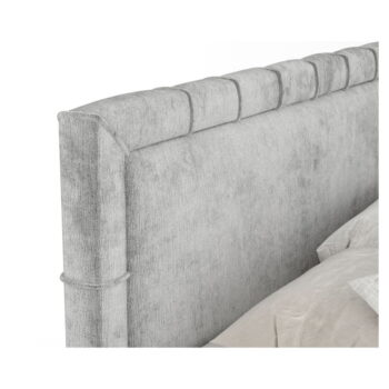 Svetlosivá boxspring posteľ s úložným priestorom 180x200 cm Voyage – Maison de Rêve - Image 9