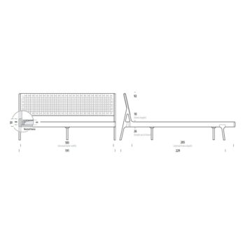 Posteľ z masívneho dubového dreva s čiernym čelom Gazzda Fawn, 180 x 200 cm - Image 5