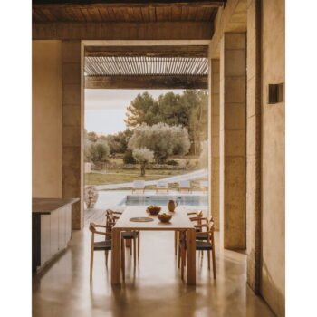 Jedálenský stôl v dekore duba v prírodnej farbe 110x220 cm Deyanira – Kave Home – Obrázok 10