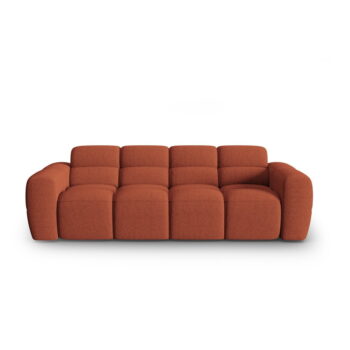 Pohovka v tehlovej farbe 256 cm Lisa – Micadoni Home