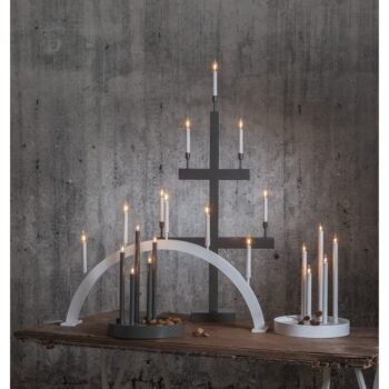 Biela svetelná dekorácia ø 32 cm Deco – Star Trading - Image 6