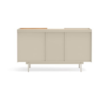 Nízka komoda v dekore duba v béžovo-prírodnej farbe 130x78 cm Otto – Teulat - Image 6