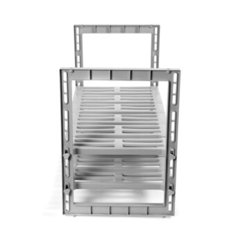 Police do skrinky pod drez s nastaviteľnou šírkou Compactor Expandable Shelf – Obrázok 2