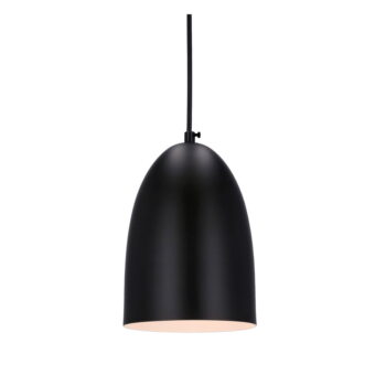 Čierne závesné svietidlo s kovovým tienidlom ø 14 cm Icaro - Candellux Lighting - Image 2