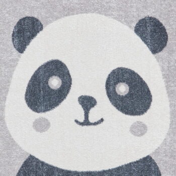 Svetlosivý detský koberec 120x170 cm Vida Kids Panda – Think Rugs - Image 3