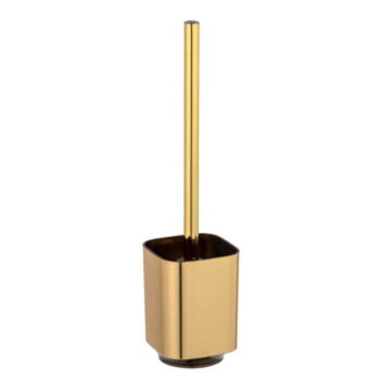 Plastová súprava doplnkov do kúpeľne v zlatej farbe Auron – Wenko - Image 7