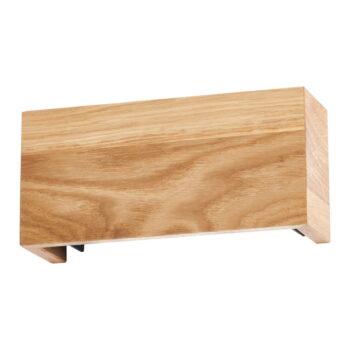 LED nástenné svietidlo v prírodnej farbe Shine-wood – Fischer & Honsel