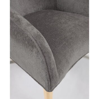 Sivé kreslo Bobly - Kave Home - Image 5