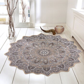 Koberec Vitaus Makissa, ⌀ 100 cm – Obrázok 2