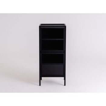 Čierna knižnica 45x102 cm Skap - CustomForm – Obrázok 3
