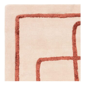 Ručne tkaný vlnený koberec v tehlovej a krémovej farbe 200x300 cm Matrix - Asiatic Carpets - Image 5
