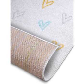 Biely detský koberec 120x170 cm Hearts – Hanse Home – Obrázok 5