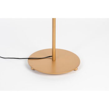 Stojacia lampa v zlatej farbe White Label Lena – Obrázok 3