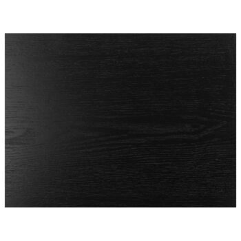 Čierna nástenná knižnica v dekore jaseňa 75x91 cm Seaford – Actona - Image 6