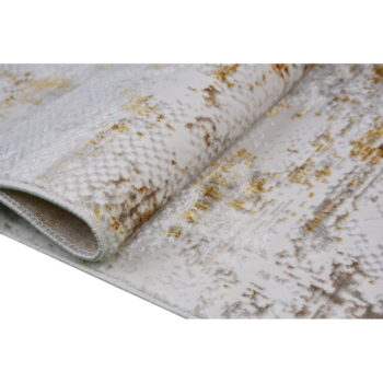 Krémovobiely/v zlatej farbe prateľný behúň 80x200 cm Gold – Vitaus - Image 3