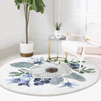 Prateľný okrúhly koberec vhodný pre robotické vysávače ø 80 cm Comfort – Mila Home – Obrázok 2