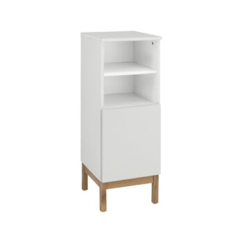 Biela nízka kúpeľňová skrinka 30x86 cm Mirza - Støraa – Obrázok 2