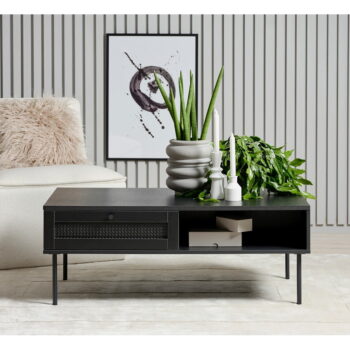 Čierny konferenčný stolík 60x110 cm Pensacola – Unique Furniture - Image 10