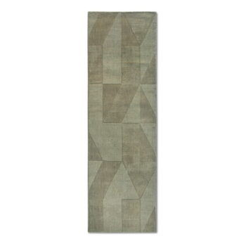 Zelený ručne tkaný vlnený behúň 80x250 cm Ursule – Villeroy&Boch - Image 8