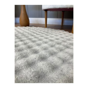 Sivý prateľný okrúhly koberec ø 145 cm Bubbly – Oyo Concept - Image 6