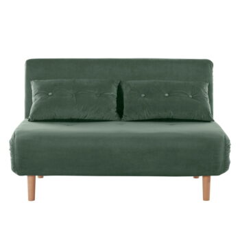 Zelená zamatová pohovka 125 cm Magalli - Støraa - Image 2