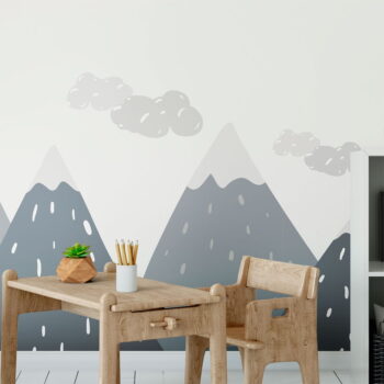 Nástenná samolepka Ambiance Scandinavian Giant Mountains Dinka – Obrázok 3