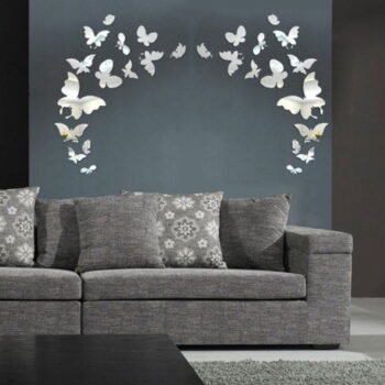 Sada 28 zrkadlových samolepiek Ambiance Butterfly – Obrázok 4