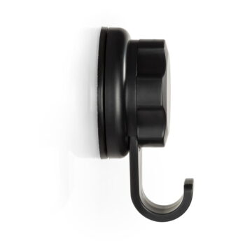 Súprava 4 čiernych samodržiacich nástenných háčikov Compactor Bestlock Black Big Hooks, ⌀ 7,1 cm - Image 4