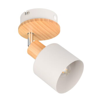 Bodové svietidlo v bielo-prírodnej farbe ø 9 cm Shanti – Trio - Image 5