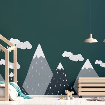 Nástenná samolepka Ambiance Scandinavian Giant Mountains Dinka – Obrázok 4