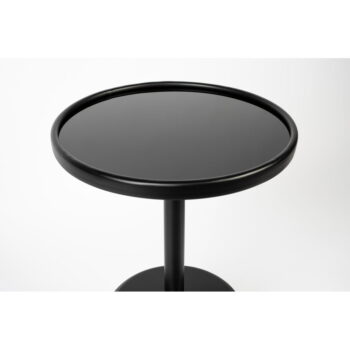 Okrúhly odkladací stolík so sklenenou doskou ø 40 cm Milo – White Label - Image 7