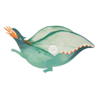 Papierové jednorazové tácky v súprave 4 ks Dragon – Meri Meri - Image 2