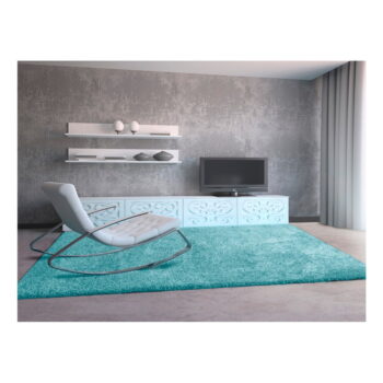 Bledomodrý koberec Universal Aqua, 57 × 110 cm - Image 2