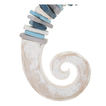 Drevená nástenná dekorácia 22x55 cm Sea Horse – Mauro Ferretti - Image 4