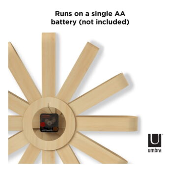 Nástenné hodiny ø 51 cm Ribbonwood – Umbra – Obrázok 10