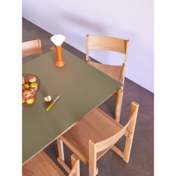 Oranžová stmievateľná stolová lampa (výška 30 cm) Flash – Hübsch - Image 5